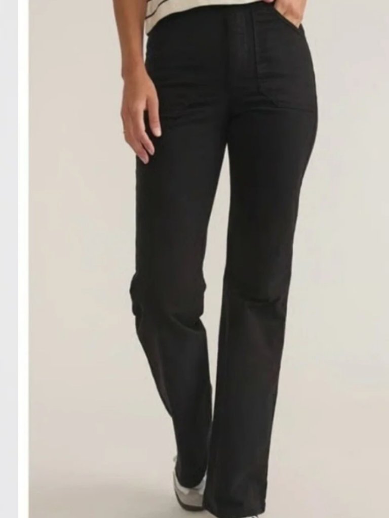 Marine Layer Bridget Full Length Pant Black 0